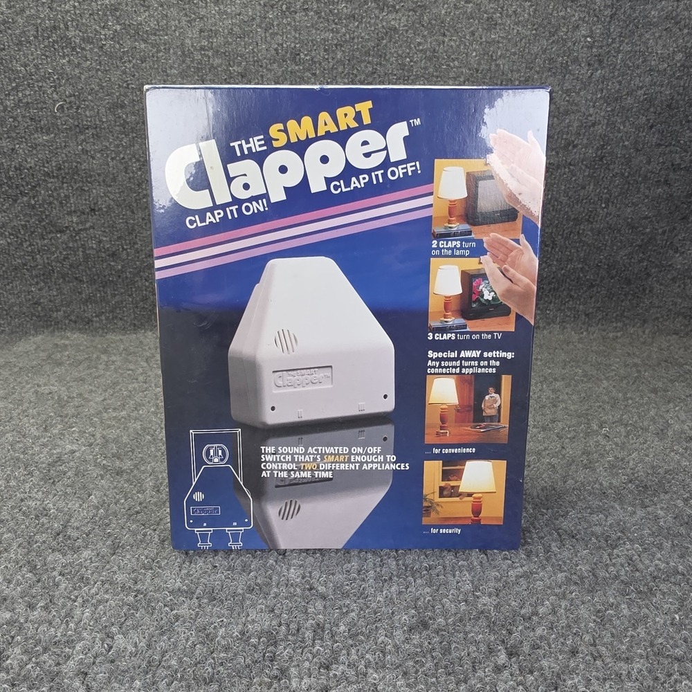 The Smart Clapper Clap On Clap Off 1992 Vintage New in box!